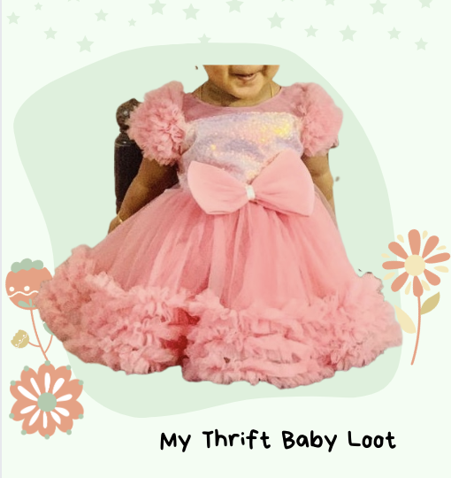 Preloved partywear frock (1-2 years)